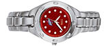 Cy watch with a red face