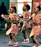 Children of Uganda perform