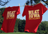 Beat Iowa t-shirts