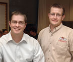 Chuck Steiner (left) and Mike Retallick