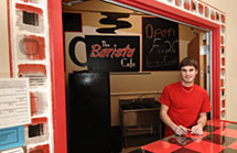 Scott Rodenburg in Barista Cafe