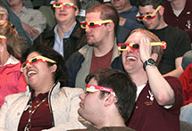 People in 3D glasses