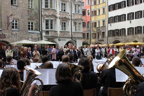 Golemo conducting in Austria