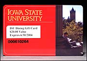 ISU Dining gift card