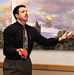 Marc Harding juggling