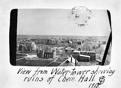 old Marston Water tower postcard from 1913