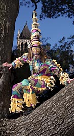 Sheryl St. Germain in Cajun costume