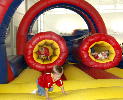 Kids enjoy the the fist ever Cyclone Fest