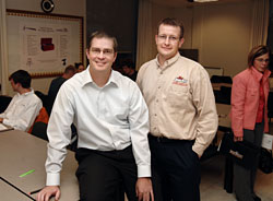 Chuck Steiner (left) and Mike Retallick.