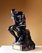The Thinker, by Auguste Rodin