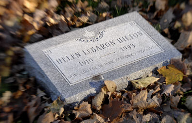 Hilton gravestone