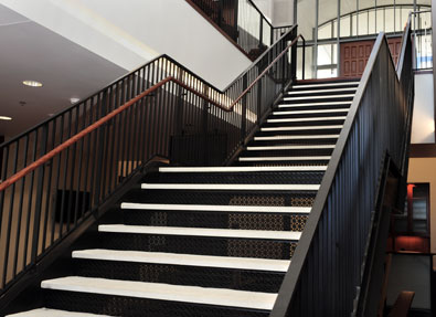 Alumni Center stairs