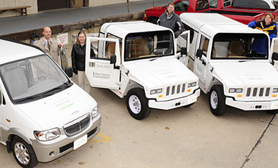 ISU staff involved in selecting the vehicles