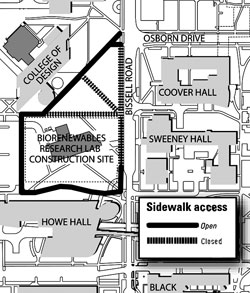 Sidewalk map