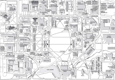 iowa state university campus map