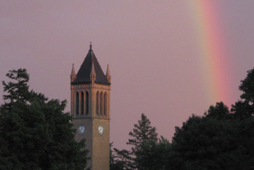 Campus rainbow